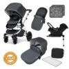Ickle Bubba Stomp V4 All In One Isofix Travel System – Blueberry Chrome