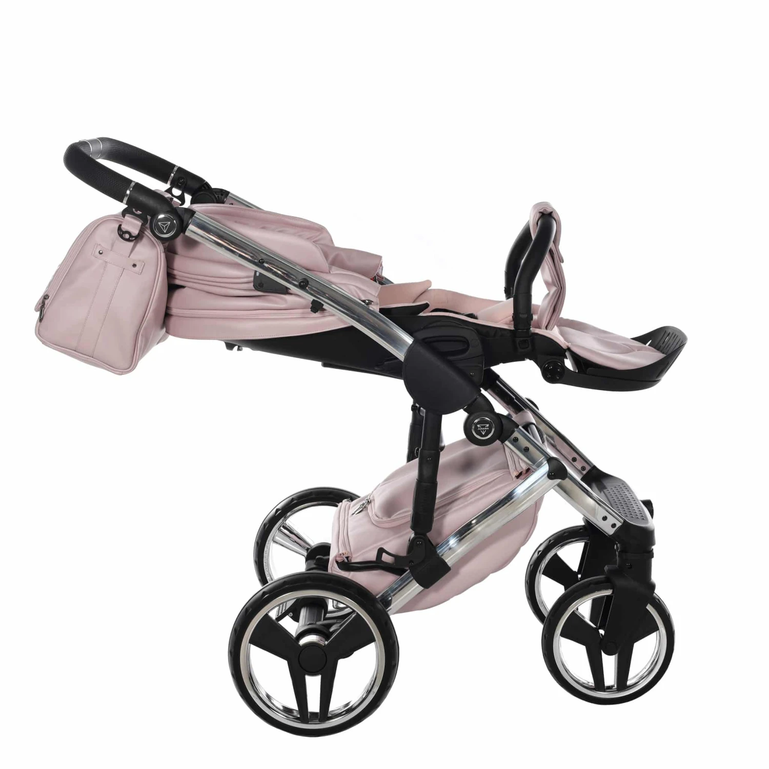 Junama Handcraft Enzo 2 In 1 Pram – Pink 6 Junama Handcraft Enzo 2 In 1 Pram – Pink - Image 4