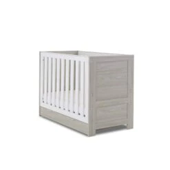 Obaby Nika 4 Piece Nursery Room Set/Under Drawer – Grey Wash/White -Baby Supplies 21OB1004 25 scaled 1