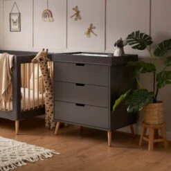 Obaby Maya Changing Unit β Slate With Natural