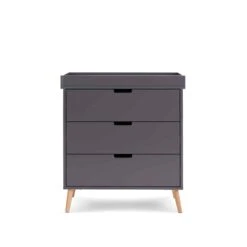 Obaby Maya Changing Unit – Slate With Natural -Baby Supplies 26OB2717 02 scaled 1