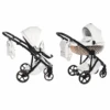 Junama Zoomi 2 In 1 Pram – White Rose Gold