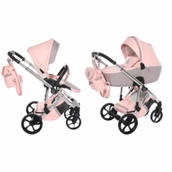 Junama Glitter Eco 2 In 1 Pram β Eco Pink