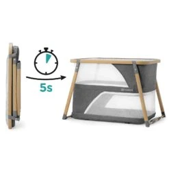 Kinderkraft Sofi 4in1 Grey Crib -Baby Supplies 5 1