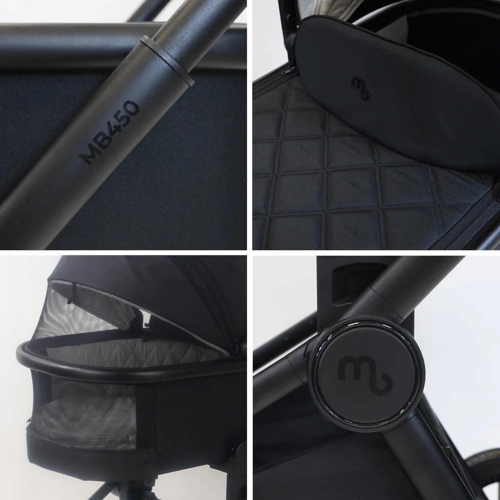 My Babiie MB450 2-in-1 Pushchair/Carrycot – Black 7 My Babiie MB450 2-in-1 Pushchair/Carrycot – Black - Image 5