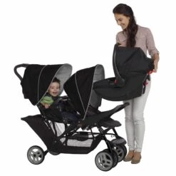 Graco Stadium Duo Tandem Stroller – Black/Grey -Baby Supplies 6L99BGRU Stadium Duo Tandem Black Grey Image 7