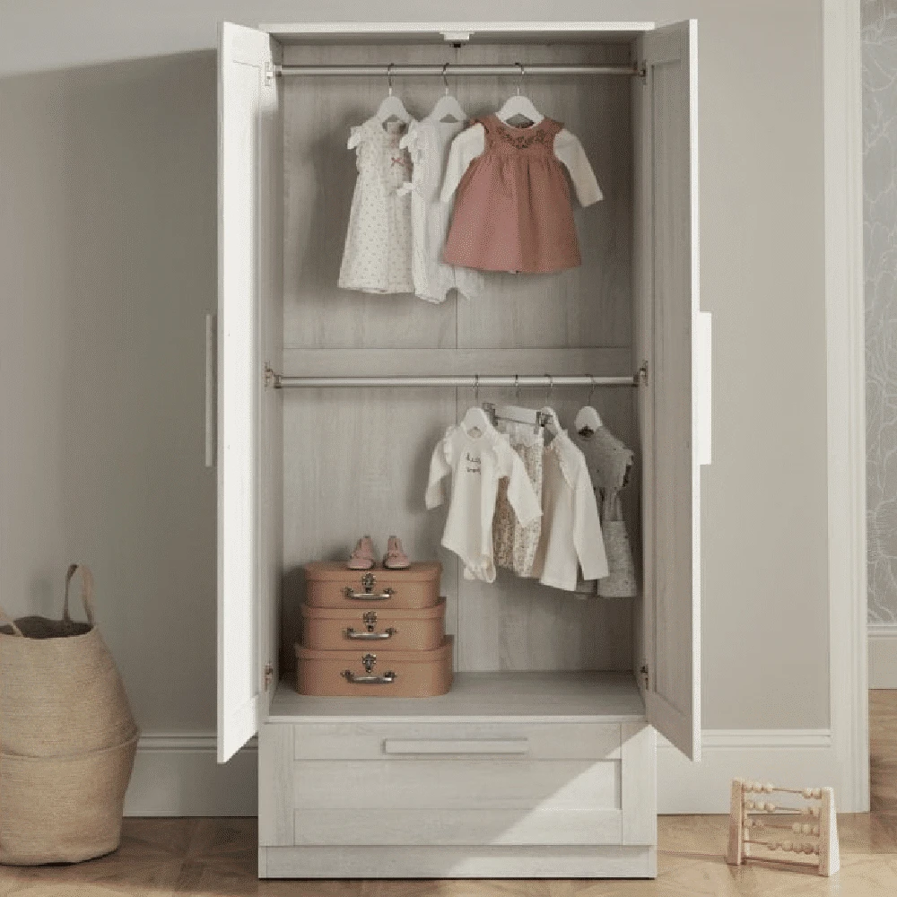 Mamas & Papas Atlas 6 Piece Nursery Room Set With Mattress – Nimbus White 10 Mamas & Papas Atlas 6 Piece Nursery Room Set With Mattress – Nimbus White - Image 8