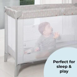 My Babiie Elephants Travel Cot 13 My Babiie Elephants Travel Cot -Baby Supplies ASWEDRTY