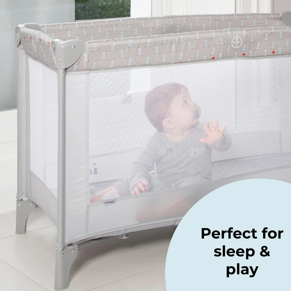 My Babiie Elephants Travel Cot 8 My Babiie Elephants Travel Cot - Image 6