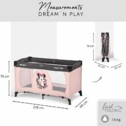 Hauck Minnie Sweetheart Dream N Play -Baby Supplies BBBBB