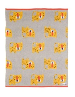 Bizzi Growin – Leopard Knit Blanket/Shawl