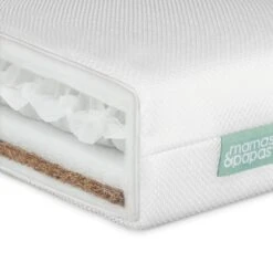 Mamas & Papas Franklin 6 Piece Nursery Room Set Bundle/Mattress – White Wash -Baby Supplies BNJYU 9