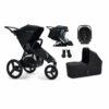Bumbleride Speed Travel System – Matte Black -Baby Supplies Bumbleride speed matte black bundle scaled 1