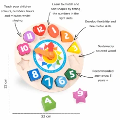 Classic World Tic-Tac Clock Game 10 Classic World Tic-Tac Clock Game -Baby Supplies CLASSIC WORLD TIC TAC CLOCK GAME1