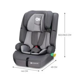 Kinderkraft SAFETY FIX 2 I-Size Car Seat – Grey -Baby Supplies Car seat SAFETY FIX 2 i Size 4 grey 3