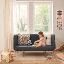Tutti Bambini CoZee XL Junior Bed/Sofa Expansion Pack – Oak/Liquorice -Baby Supplies CoZee XL Junior Bed Oak Liquorice 4