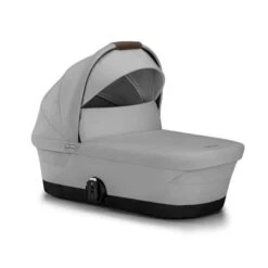 Cybex Gazelle S Twin Pushchair Lava Grey With Carrycots -Baby Supplies Cybex Gazelle S Cot Lava Grey 1