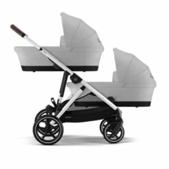 Cybex Gazelle S Twin Travel System Bundle Lava Grey -Baby Supplies Cybex Gazelle S Cot Lava Grey 5