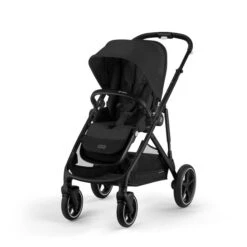 Cybex Gazelle S Twin Pushchair Moon Black With Second Seat -Baby Supplies Cybex Gazelle S Twin Pushchair Moon Black 1