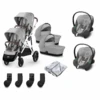 Cybex Gazelle S Twin Travel System Bundle Lava Grey -Baby Supplies Cybex Gazelle S Twin Travel System Bundle Lava Grey