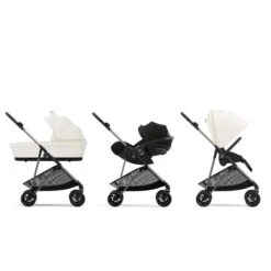 Cybex Melio Travel System Canvas White -Baby Supplies Cybex Melio Pushchair Canvas White 8
