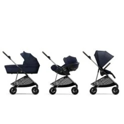 Cybex Melio Travel System Dark Blue 23 Cybex Melio Travel System Dark Blue -Baby Supplies Cybex Melio Pushchair Dark Blue 8 1