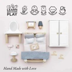 Le Toy Van Bay Tree Doll House With Furniture 13 Le Toy Van Bay Tree Doll House With Furniture -Baby Supplies DBGHRU 1