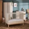 Obaby Astrid 4in1 4 Piece Nursery Room Set/Mattress – Satin/Oak -Baby Supplies DFHRYT