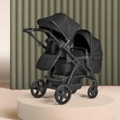 Silver Cross Wave Onyx Travel System Ultimate Bundle -Baby Supplies DGSRGB
