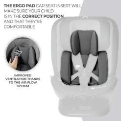 Kinderkraft XPEDITION 2 I-Size Car Seat 40-150cm Grey -Baby Supplies DNFSTJK