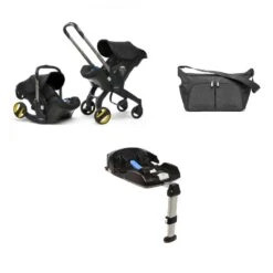 Doona Nitro Black Car Seat Bundle