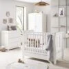 Babymore Eva Dropside 3 Piece Nursery Room Set – White -Baby Supplies Eva 3 Piece Room Set WHITE 1 scaled 1