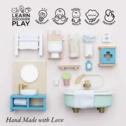 Le Toy Van Bay Tree Doll House With Furniture 14 Le Toy Van Bay Tree Doll House With Furniture -Baby Supplies FGH 3