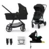 Kinderkraft 4in1 Newly Travel System With Isofix Base Black 2 Kinderkraft 4in1 Newly Travel System With Isofix Base Black -Baby Supplies FHRYYRDRY