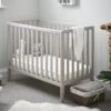 Obaby Bantam Space Saver Cot – Warm Grey -Baby Supplies FHTY7