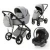Mee-Go Milano Evo Newborn Travel System Builder – Stone Grey