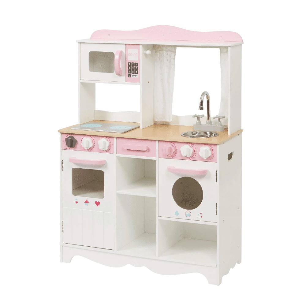 Liberty House Toys Country Play Kitchen With 9 Wooden Accessories 10 Liberty House Toys Country Play Kitchen With 9 Wooden Accessories - Image 8