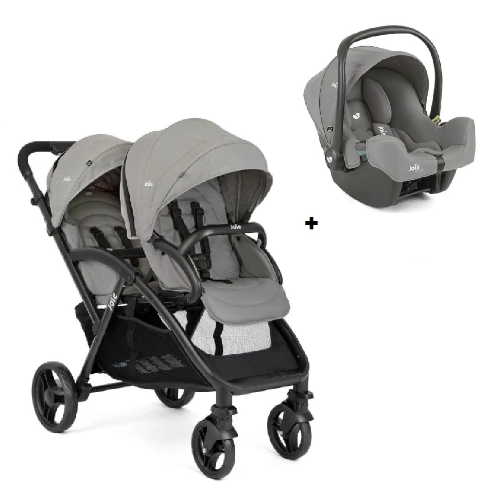 Joie EvaLite DUO Stroller Pebble With Car Seat 3 Joie EvaLite DUO Stroller Pebble With Car Seat