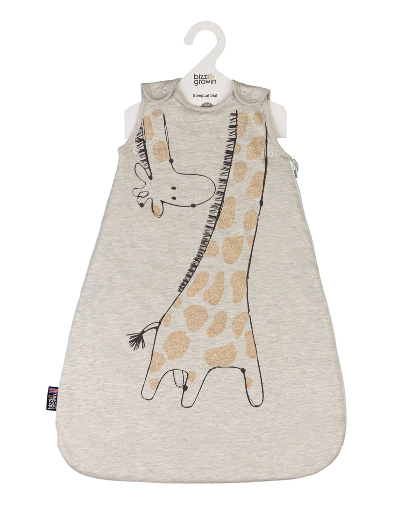 Bizzi Growin -BABY SLEEPING BAG 6-18 MONTHS 2.5 TOG – Gilbert Giraffe 3 Bizzi Growin -BABY SLEEPING BAG 6-18 MONTHS 2.5 TOG – Gilbert Giraffe