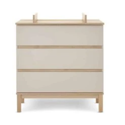 Obaby Astrid 5 Piece Nursery Room Set/Shelf/Mattress – Satin/Oak -Baby Supplies HJ