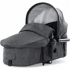 Hauck Duett 3 Carrycot β Melange Black 2 Hauck Duett 3 Carrycot β Melange Black -Baby Supplies Hauck Duett 3 Tandem Carrycot Melange Black