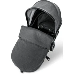 Hauck Duett 3 Carrycot – Melange Black -Baby Supplies Hauck Duett 3 Tandem Carrycot Melange Black 2