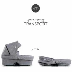 Hauck Eagle 4S Carrycot Melange Grey -Baby Supplies Hauck Eagle 4S Carrycot Melange Grey3