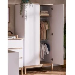 Obaby Astrid 4in1 4 Piece Nursery Room Set/Mattress – White -Baby Supplies IIOIO