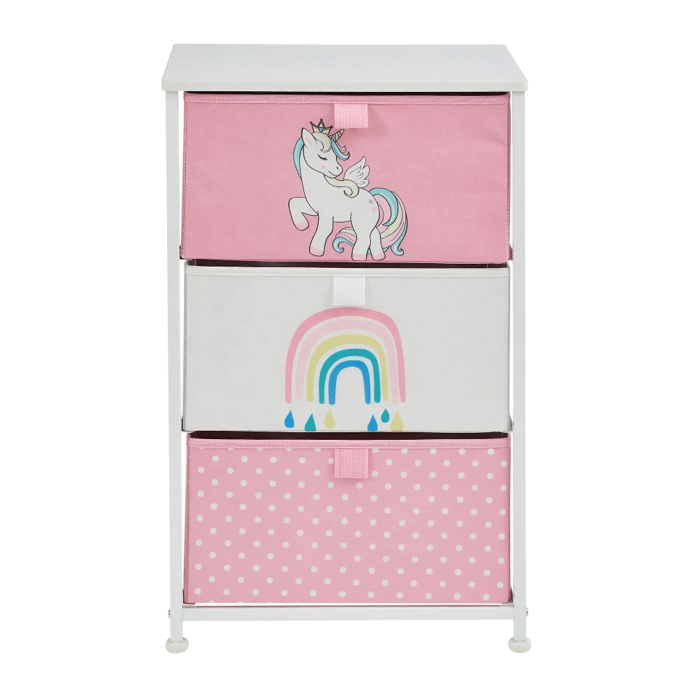 Liberty House Toys Unicorn 3 Drawer Kids Storage Chest 7 Liberty House Toys Unicorn 3 Drawer Kids Storage Chest - Image 5