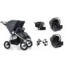 Bumbleride Indie Twin Travel System Bundle – Dawn Grey -Baby Supplies Indie Twin dawn grey twin travel system scaled 1