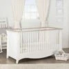 CuddleCo Clara White/Ash Cot Bed