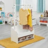Liberty House Toys Hanging Rail With Extra Storage 1 Liberty House Toys Hanging Rail With Extra Storage -Baby Supplies JDTGJT