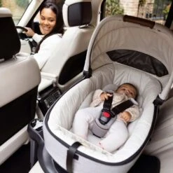 Joie Signature Calmi Car Cot Bed – Oyster -Baby Supplies Joie calmi oyster 8 1