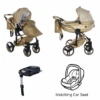 Junama Dolce 4 In 1 Travel System/Isofix Base – Gold